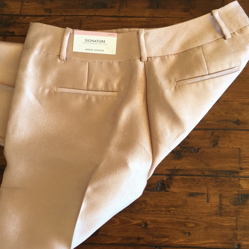Ann Taylor Shimmery Pink Pants - Picture 4 of 16